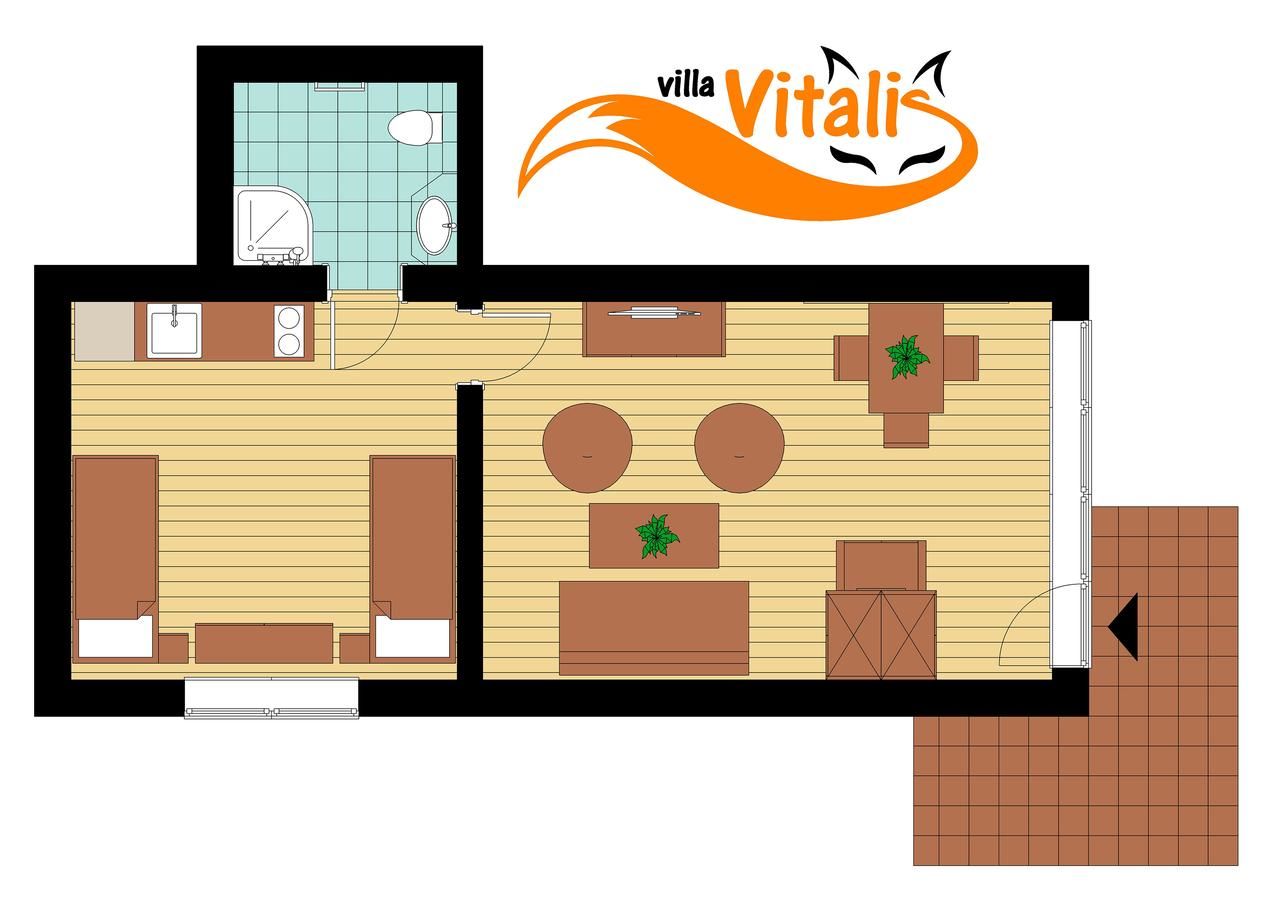Апартаменты Villa Vitalis Мушина-25